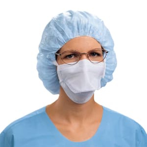 O&M Halyard Inc Halyard Duckbill Surgical Mask, Blue