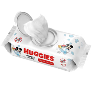 Kimberly Clark HuggiesÂ® Simply Clean Unscented Baby Wipes Soft Pack