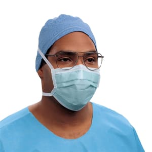 O&M Halyard Inc Halyard Anti-Fog Surgical Mask, Green