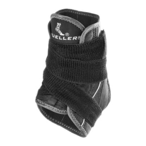 Mueller Sports Medicine Ankle Support MuellerÂ® Hg80Â® Medium Hook and Loop Strap Closure / Lace-Up Foot