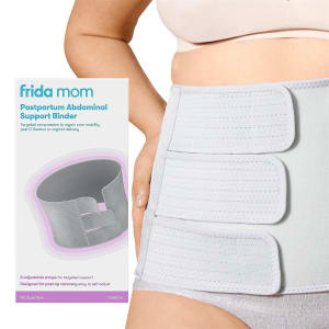 Fridababy LLC Abdominal Binder FridababyÂ® Small / Medium Hook and Loop Strap Closure 29 to 46 Inch Waist Circumference Adult
