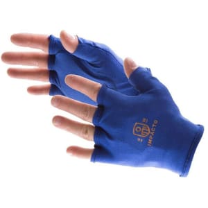 Impacto Protective Products Impact Glove IMPACTOÂ® Glove Liner Fingerless Medium Blue Right Hand