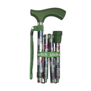 Mabis Healthcare Switch SticksÂ® Folding Cane, Vienna Print, 32 to 37 Inch Height