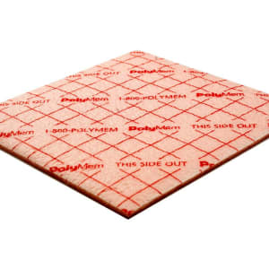 Ferris PolyMem Non-Adhesive Wound Care QuadraFoam Pad Dressing, 4" x 4"