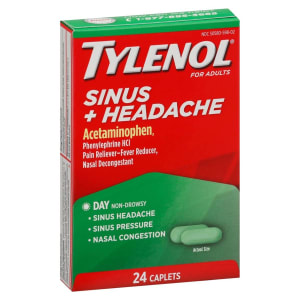 J & J Sales TylenolÂ® Sinus + Headache Caplets Day
