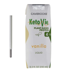 Cambrooke Therapeutics Oral Supplement KetoVieÂ® 4:1 Plant-Based Protein Vanilla Flavor Liquid 8.5 oz. Carton