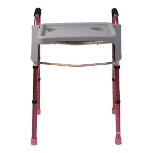 Mabis Healthcare DMIÂ® Folding Walker Tray with Cup Holders