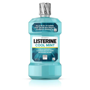 Kenvue Brands LLC ListerineÂ® Cool MintÂ® Antiseptic Mouthwash, 250 mL Bottle