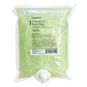 McKesson Shampoo and Body Wash Dispenser Refill Bag 1000 mL, Cucumber Melon