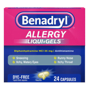 Kenvue Brands LLC BenadrylÂ® Allergy Liqui-Gels Dye Free