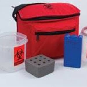 Hopkins Medical Products Deluxe Insulated Biohazard Specimen Transport System