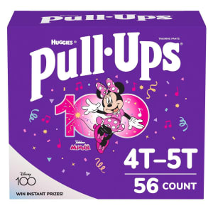 Kimberly Clark Pull-UpsÂ® Learning DesignsÂ® for Girls, Size 6, 4T â€“ 5T