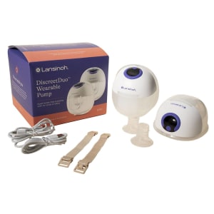 Emerson Healthcare LansinohÂ® DiscreetDuoâ„¢ Wearable Breast Pump for Quiet Hands-Free Pumping