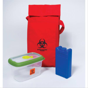 Hopkins Medical Products Mini Insulated Biohazard Specimen Transport System