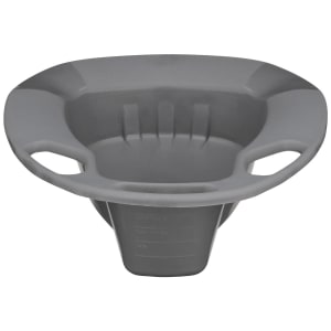 McKesson Stackable Bedpan, nonstick Plastic, Graphite Color