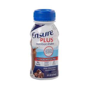 Abbott Nutrition EnsureÂ® Plus Therapeutic Nutrition, Chocolate, 8-ounce bottle
