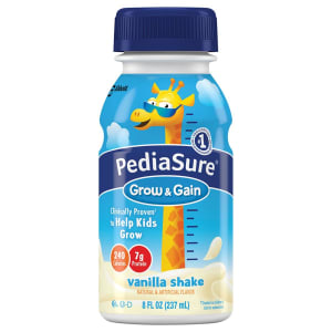Abbott Nutrition PediaSureÂ® Grow & Gain Vanilla Shake, 8-ounce bottle