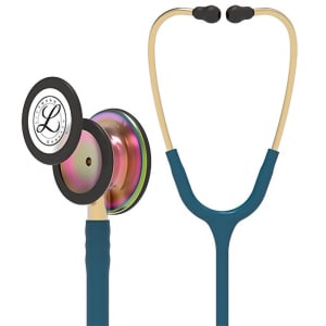 Solventum Corporation 3Mâ„¢ Littmann Classic IIIâ„¢ Monitoring Stethoscope, Caribbean Blue, 27 Inch Tube