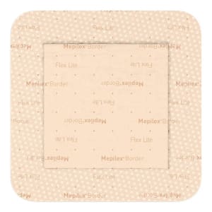 Molnlycke MepilexÂ® Border Flex Lite Silicone Foam Dressing, 3 x 3 Inch