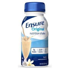 Abbott Nutrition EnsureÂ® Original Therapeutic Nutrition Shake, Vanilla, 8-ounce Bottle