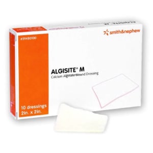 Smith & Nephew AlgiSite M Alginate Dressing, 2 x 2 inch