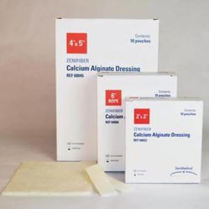 Focus Health Group Silver Alginate Dressing ZeniFIBER Ag 6 Inch Length Rope Sterile