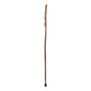 Mabis Healthcare Brazosâ„¢ Hickory Rustic Walking Stick, 58-Inch Height