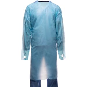 Tronex International Inc Protective Procedure Gown X-Large Blue NonSterile Not Rated Disposable