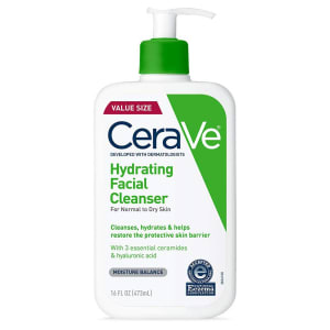 Loreal USA CeraVeÂ® Foaming Facial Cleanser for Normal to Oily Skin, 16-ounce Pump Bottle
