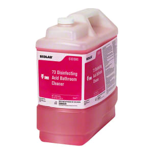 EcolabÂ® 73 Disinfecting Acid Bathroom Cleaner, 2.5 gal.
