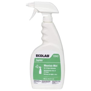 Ecolab ZephAirâ„¢ Air and Fabric Refresher, Mountain Mist Scent, 32-ounce Spray Bottle