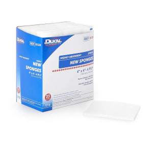 Dukalâ„¢ Sterile Nonwoven Sponge, 4 x 4 Inch, 4-Ply