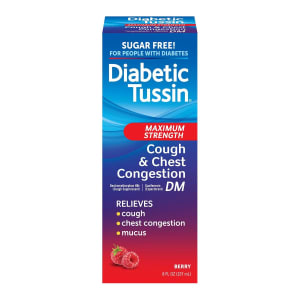 Prestige Medical Diabetic TussinÂ® Max Strength Cough & Chest Congestion Liquid Berry Sugar Free