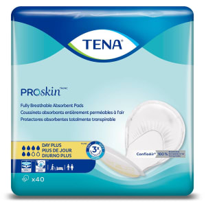 Essity HMS North America Inc TenaÂ® Day Plusâ„¢ Fully Breathable Absorbent Incontinence Pad