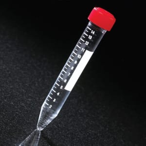 Globe Scientific Centrifuge Tube Plain 15 mL Screw Cap Polystyrene Tube