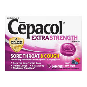 RB Health US LLC CepacolÂ® Extra Strength Sore Throat & Cough Lozenges Mixed Berry
