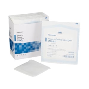 Dukal Gauze Sponge Dukal 4 X 4 Inch 12-Ply Sterile 2 per Pack