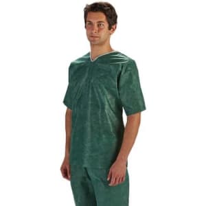 Graham Medical Products Disposable Scrub Pants, Dark Green, 3X Large