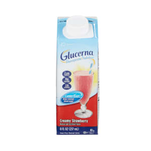 Abbott Nutrition GlucernaÂ® Strawberry Therapeutic Nutrition Shake, 8-ounce carton