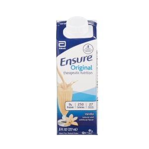 Abbott Nutrition EnsureÂ® Original Therapeutic Nutrition Shake, Vanilla, 8-ounce carton