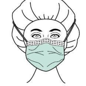 Aspen Surgical Products PreceptÂ® Sensitive Skin Plus Surgical Mask
