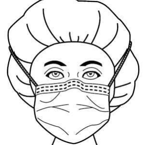 Aspen Surgical Products PreceptÂ® Foam Fog ShieldÂ® Surgical Mask, Green Diamond