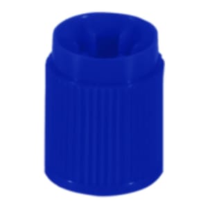 Sarstedt Tube Closure HDPE Blue 13 mm Diameter For 13 X 75 mm Tubes NonSterile
