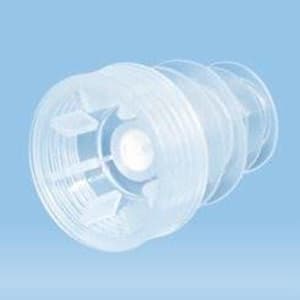 Sarstedt Tube Closure Polypropylene Light Blue For S-Monovette / 13 to 16 mm Blood Collection Tubes NonSterile