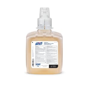 GOJO Antimicrobial Soap PurellÂ® Healthy SoapÂ® Foaming 1,200 mL Dispenser Refill Bottle Unscented