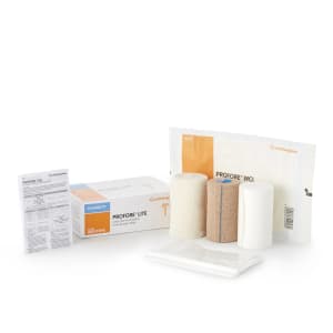 Smith & Nephew ProforeÂ® Lite Self-adherent / Tape Closure 3 Layer Compression Bandage System