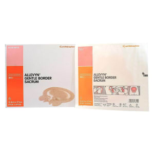 Smith & Nephew Allevynâ„¢ Gentle Border Sacrum, 16.8 x 17.1 Centimeter