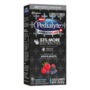 Abbott Nutrition Oral Electrolyte Solution PedialyteÂ® AdvancedCareâ„¢ Plus Berry Frost Flavor 0.6 oz.