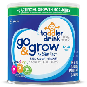 Abbott Nutrition Go & Grow by SimilacÂ® Toddler Drink, Milk-Based Powder