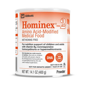 Abbott Nutrition HominexÂ®-2 Food for Vitamin B-6â€“Nonresponsive Homocystinuria, Hypermethioninemia